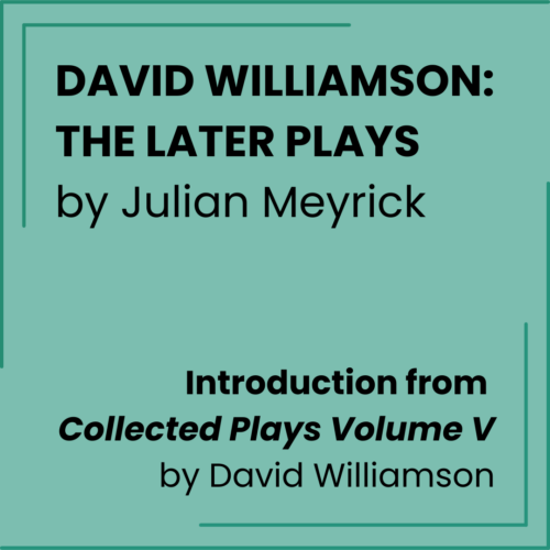 Collected Plays Volume V_Introduction